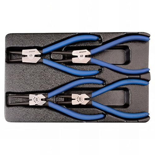 KING TONY 942114GP Thermoformé de Pinces Circlips 4 Pièces