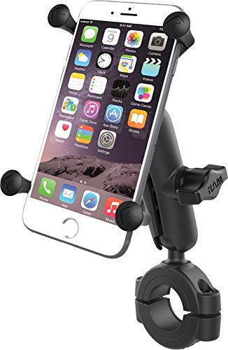 RAM-B-408-112-15-UN7 RAM Torque™ 1 1/8-1 1/2 Base de Guidon/Rail avec 1 Boule, Bras Standard et poignée en X