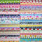 50Pcs Baumwollstoff Patchwork Stoffe DIY Gewebe Quadrate Baumwolltuch Stoffpaket zum Nähen mit vielfältigem Muster 30x30cm Neue Form