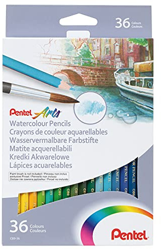 Pentel CB9 Buntstifte acqerellabili, mehrfarbig