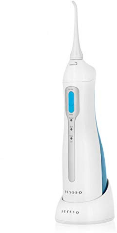 SEYSSO Oxygen Travel Hydropulseur • Haute pression : 6,2 bar (90psi) • Meilleure hygiène • 3 buses de rechange : Standard, Ortho, Pocket • 3 modes • Batterie lithium-ion durable