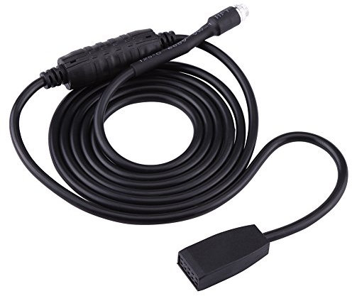 Keenso Auto Audio AUX Kabel, 3,5 mm Auto Radio Audio Eingangskabel MP3 Handy-Schnittstelle Adapter Kabel Fit für E46 1998-2006