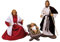 Fritz Cox RuCo Krippenfiguren | Heilige Familie | bewegliche Ankleidekrippe | 22cm | Handarbeit Made in Germany (Heilige Familie)