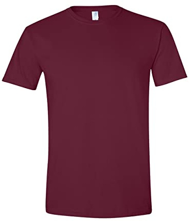 Gildan - Softstyle T-Shirt, (Maroon, S