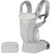 Ergobaby Omni Dream Babytrage für Neugeborene ab Geburt bis 20,4kg, 4 Positionen SoftTouch Cotton Ergonomische Babybauchtrage Rückentrage Baby-Tragetasche (Pearl Grey)
