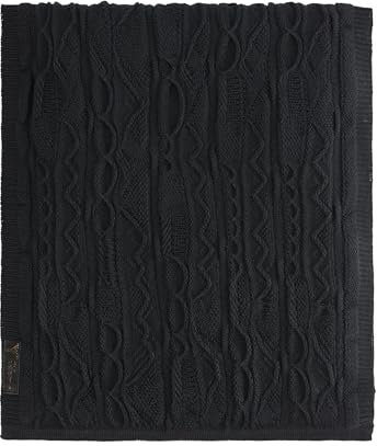Carlo Colucci EDIZIONE Strickschal Schwarz OS