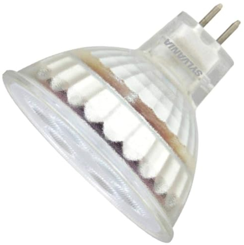 Sylvania LED Flood MR16 Light Bulb, 50W Equivalent, 7W Efficient, GU5.3 Bi-Pin Base, 25 Degree Angle, Dimmable, 3000K, Bright White - 1 Pack (41378)
