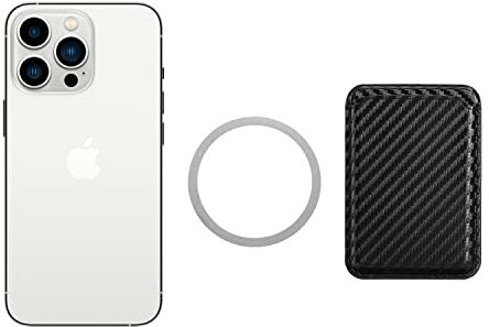 Filippo Bianchini Portafoglio Con Supporto Magnetico di Metallo by, PortaCarte Wallet, Magnetico RFID in Fibra di Carbonio Compatibile con iPhone 12 13
