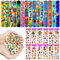 MERAYAS 15 Stück Schnapparmband kinder,12 Blatt Aufkleber Kinder,12 Stück Hüpfbälle für Kinder,Mitgebsel Kindergeburtstag,Kinder Slap Armband,Spielzeug Set,Kindergeburtstag Party Dekoration
