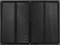 ABOUT VENT 400x300mm Grille de Ventilation en Acier Noir avec Moustiquaire - Grilles d'aération Métallique
