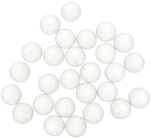 ibasenice 90st Klare Glasperlen Blumenvase-Perle Glasmurmeln Masse Blumenvasenperlen Klare Murmeln -edelstein Edelsteine Aus em Stück Gewöhnliches Kleine perlen