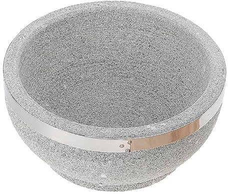 OUNONA Steintopf Für Heimgebrauch Hitzebeständiger Kochtopf-kochgeschirr Steinkochtopf Zum Garen Von Koreanischen Gerichten Feiner Suppentopf Aus Hochwertigem Steinmaterial