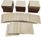 100 Stück unlackierte Sperrholzplatten, 7,5 x 7,5 x 0,2 cm, quadratische Holzplatten, Lindenholz, Holzplatten für Bastelarbeiten, Zeichnen, Gravieren
