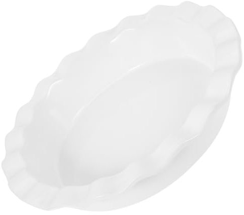 FUNOMOCYA Bakeware Baking Pan Round Pizza Serving Pan Nonstick Pizza Pan Microwave Pizza Pan Pizza Baking Tray Oven Pizza Plate Ceramic Pie Pan Kitchen Baking Tray Pie Baking Tray Cake Pans