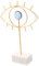 VINTORKY 1Pc Moderne Eisen Kunsthandwerk Schmuck Auge Dekorationen Dekorative Blatt Ornament für Wohnzimmer Desktop Decor