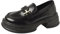Générique Basket Running Femme Chaudes Bottes de Ski en Plein épaississement Basket Slip in Femme (Black, 37)