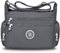 JUYANO Umhängetasche Damen Mittelgroß, Wasserdicht Nylon Handtaschen Damen, Leichte Crossbody Bag Tasche mit Vielen Fächern Verstellbarer Breiter Gurt für Ausgehen Reisen Arbeit
