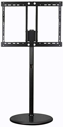 Universal Swivel Table Top TV Stand Stainless Steel TV Floor Shelf for 15 42 Inches TVs Black Bed TV Floor Stand End of Bed Up to 25KG