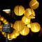 Auting Solar lichterkette aussen, 12M 50 LED Warmweiß Solar Lichterkette Lampion Außen, 8 Modi solar lampions außen wetterfest für Garten Balkon Terrasse Hochzeit