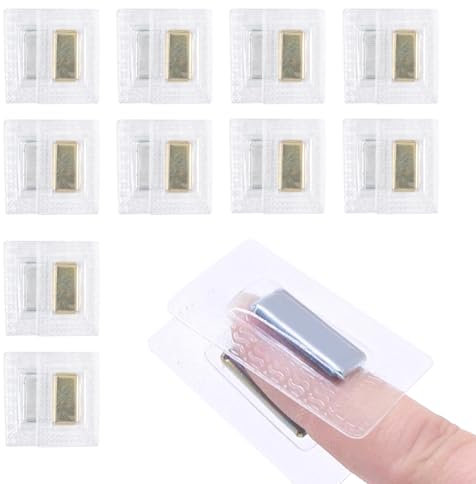 20 Stück Magnete zum Einnähen - Versteckter Magnetknöpfe mit knisterfolie zum einnähen - Hidden Sew Magnetverschluss - Nähen Magnet Knopf für Tasche, Vorhänge, Handtaschen,Lederhandwerk