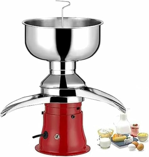 MJMLUCK Separatore Elettrico di Panna Fresca, separatore di Panna e Burro, centrifuga Professionale per Panna