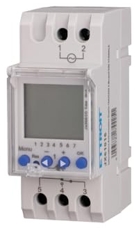 ETTROIT JXR610 INTERRUTTORE ASTRONOMICO SU GUIDA DIN ORARIO SETTIMANALE PROGRAMMABILE 1 CANALE AC 220V 16A