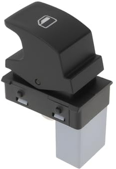 EMSea 1 Interrupteur de Lève-vitre électrique 3 Broches Côté Passager 6C0959855 Compatible avec Polo 2014–2017