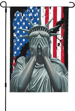 Sommes-nous enfin grands ? Parce que j'ai honte. Drapeau anti-idiots 30 x 45 cm, panneau de jardin double face, sans mât.