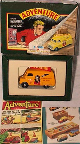 Corgi comic classics adventure bedford ca van limited edition diecast model