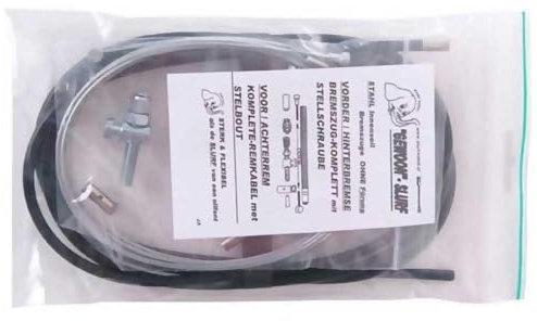 Slurf Unisex – Erwachsene Bremszug-03176252 Bremszug, Schwarz, Einheitsgröße