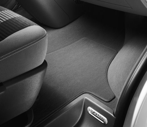 Volkswagen 7E1061275WGK Velours Textil Fußmatten Vorn
