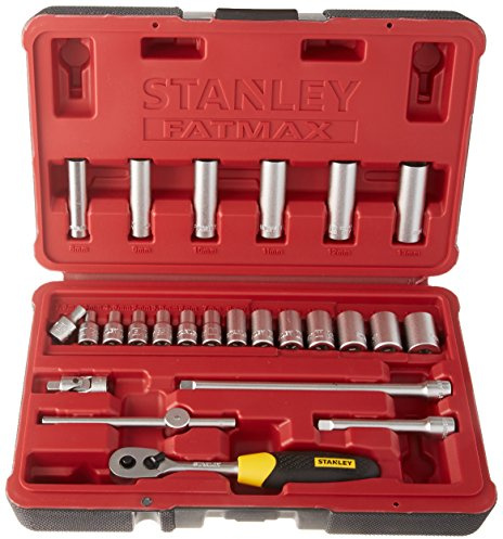 Stanley FMHT0-73024 Socket FM Wrench Set, Silver, 1/4-Inch, Set of 25 Piece