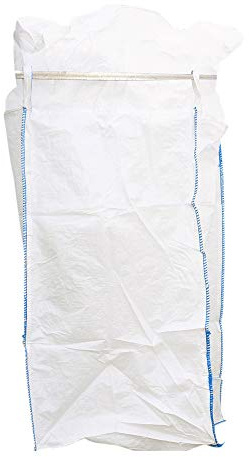 Bauhandel33 KG Big Bag 100 x 100 x 200 cm, Polypropylen (PP), Großsack, Transportbeutel, Großbeutel, Schürze, Kordelzug