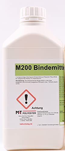 PU-Bindemittel M200 für Steinteppich Quarzkies Kies Zierkies Quarz-Boden AUSSEN