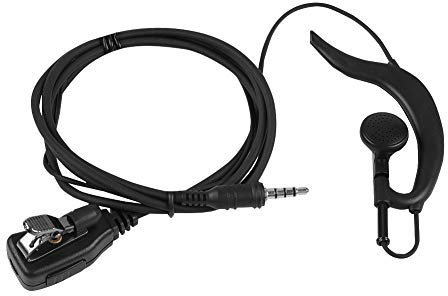 VBESTLIFE 3.5 mm Earpiece with PTT button MIC speaker Single headset for walkie talkie