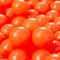 KiddyMoon 100/6Cm ∅ Balles Colorées Plastique pour Piscine Enfant Bébé Fabriqué en EU, Orange