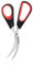 MASTRAD – Ciseaux A Crustacés – Courbée & Dentelées – Epousent Parfaitement La Forme Des Crevettes – Décortique Tous Types De Carapaces – Casse Pince Intégré