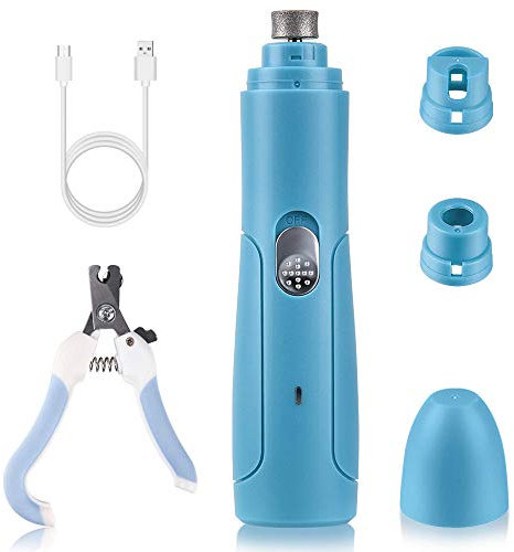 YITON Grinder À Ongles Chiens Électrique Pet Nail Ciseaux Grinder Chien Chat Griffe Toilettage Tondeuse Cutters Nail Mill Nail Grinder Cutter 1Set Grinder avec Clipper