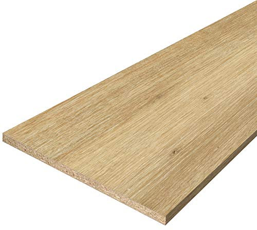 Tablette mélaminé Chêne nature 2500 x 400 x 18 mm - PEFC 75%