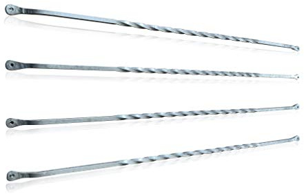 Fenstergitter Typ Pisa Einbruchschutz 900mm Fenstersicherung inkl. Sicherheitsschrauben Fensterstange (4 Stück)