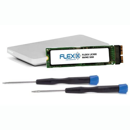 Flexx LX300 1TB NVME SSD kit with USB enclosure for MacBook Pro Late 2013-2015 and MacBook Air Mid 2013-2021