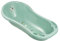 keeeper Bañera infantil ergonómica Funny Farm, De 0 a 12 meses aprox, 100 cm, Wiktoria, Verde Nordic