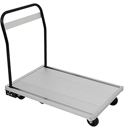Carrello da trasporto Pieghevole piattaforma in alluminio camion con impugnatura pieghevole impugnatura piattaforma mobile carrello rotolante carrello a mano carrello a mano 770 libbre Carrellino con