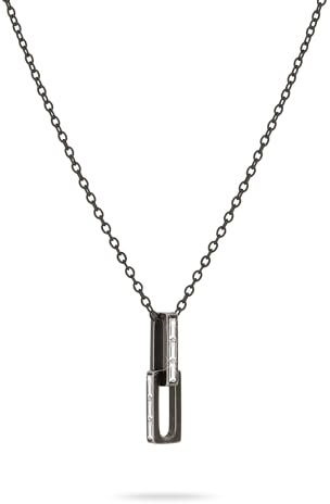 LIEBESKIND Halskette LJ-1367-N-45 aus Edelstahl in burnished black