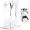 DALAETUS 1 Piezas Soporte para Mando de Doble Capa de Juego, Soporte Mando de Acrílico Transparente, Universal Soporte para Mando Accesorios para PS5, PS4, Xbox Series
