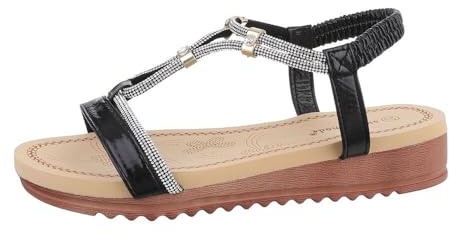 Ital Design Damenschuhe Sandalen & Sandaletten Keilsandaletten