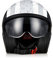 ORIGINE Jet-Motorradhelm mit Schutzbrille, ECE 22-06-Zulassung (Rebel Star Grey, L)