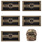 5 Stücke DEU Deutschland IR Infrarot Reflektierende Patches Klett Militär Reflective Germany Flag Patch Bundeswehr Patch Klett Patches für Taktische Kleidung Rucksack Baseballkappe Uniform Weste