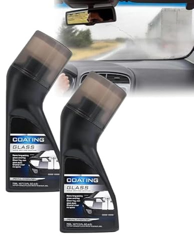 Beschichtung von Glas, Antibeschlag-Auto-Windschutzscheibe, Auto-Antibeschlag-Beschichtung, mikromolekulares Anti-Beschlag-Beschichtungsmittel, Scheibenwischer, Auto-Antibeschlag-Mittel (2pcs)