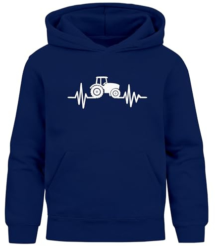 SpecialMe® Kinder Hoodie Jungen Traktor Trekker Aufdruck Print Jungengeschenke